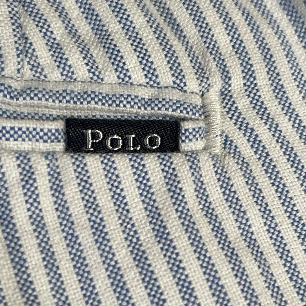 Polo Ralph‎ Lauren Shorts Mens 40 Blue White Striped Classic Fit Preppy Coastal